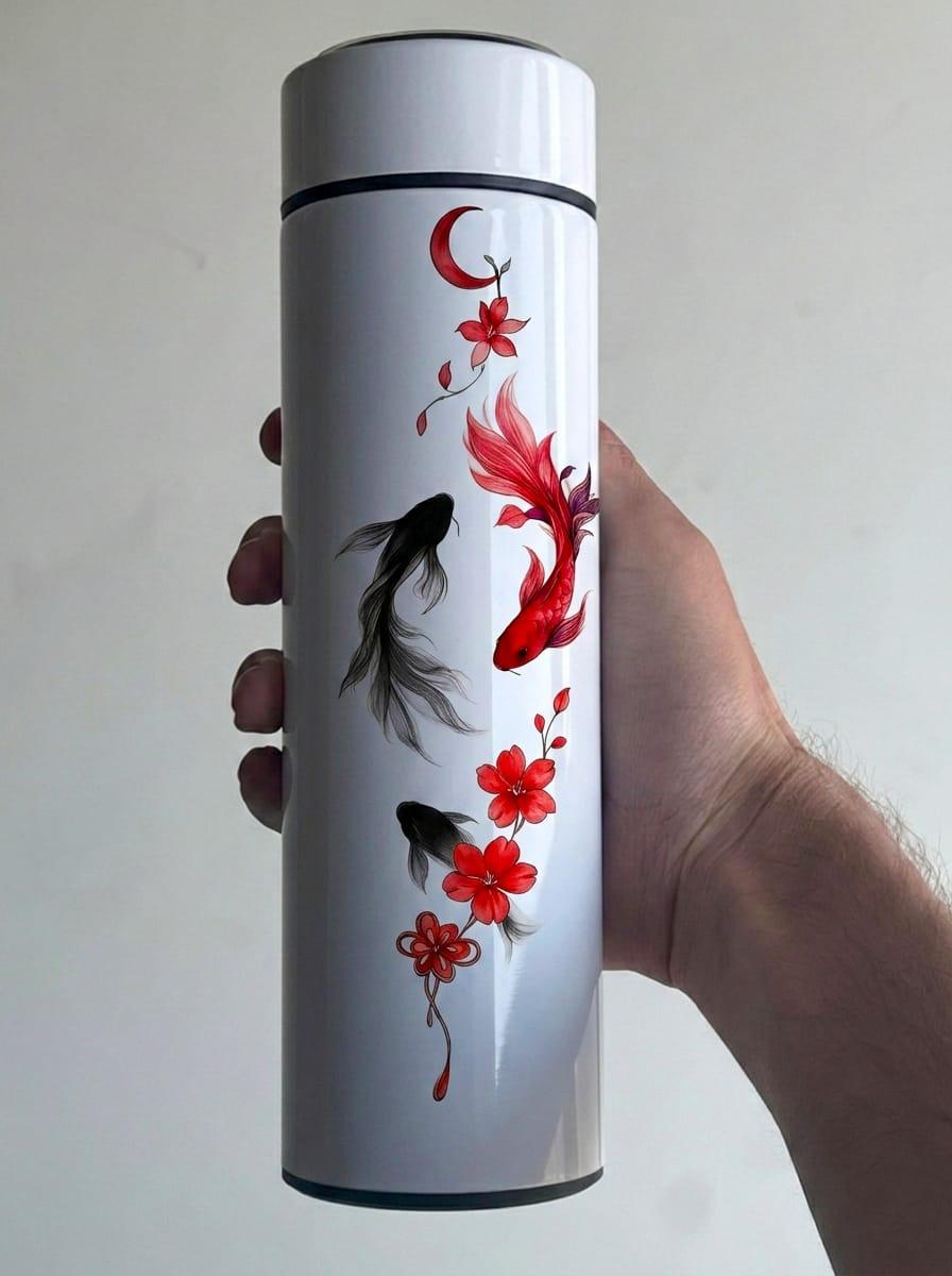 Hilaxy Customize Temperature  Water Bottle