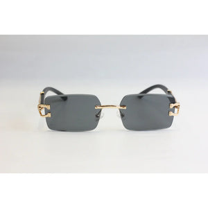 Luxury Rimless Single Bridge Sunglasses
