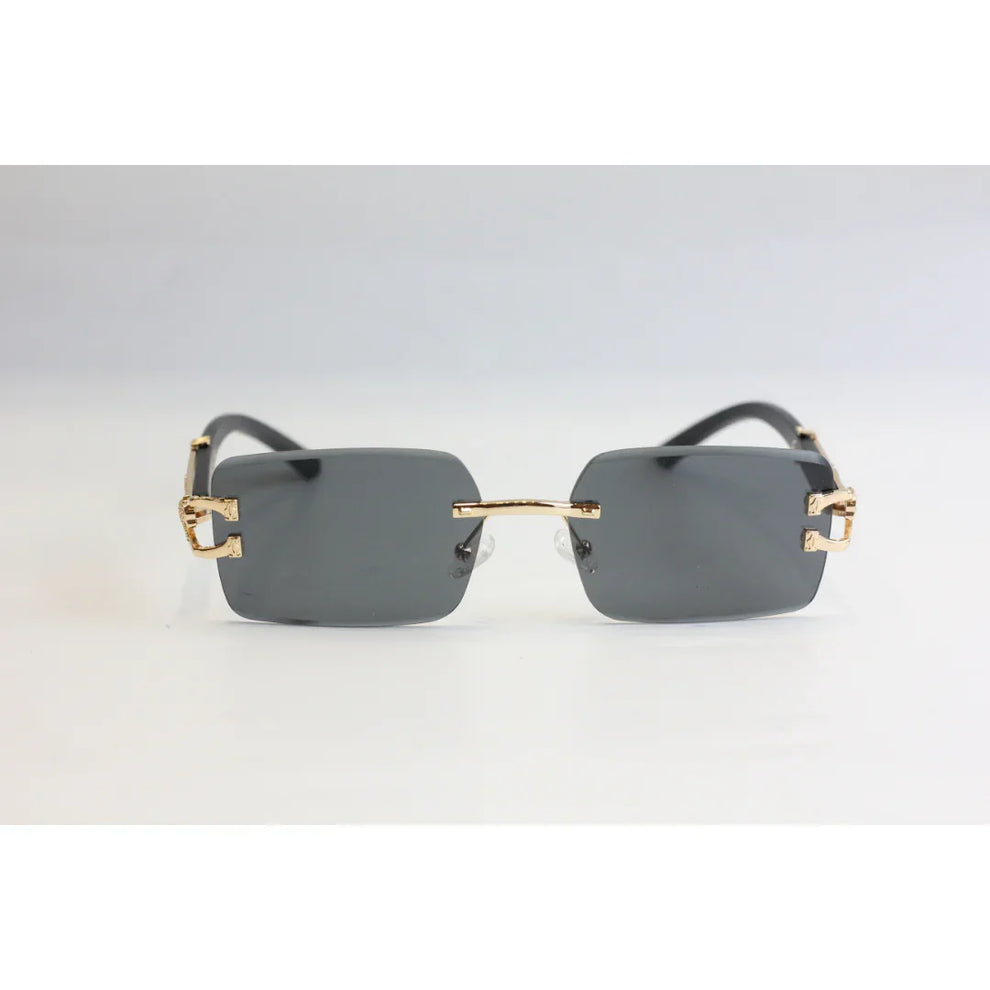 Luxury Rimless Single Bridge Sunglasses