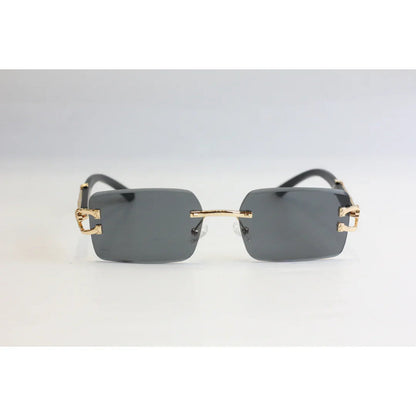 Luxury Rimless Single Bridge Sunglasses