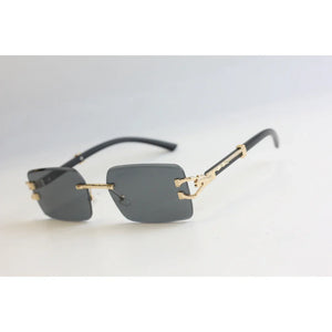Luxury Rimless Single Bridge Sunglasses