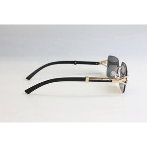 Luxury Rimless Single Bridge Sunglasses