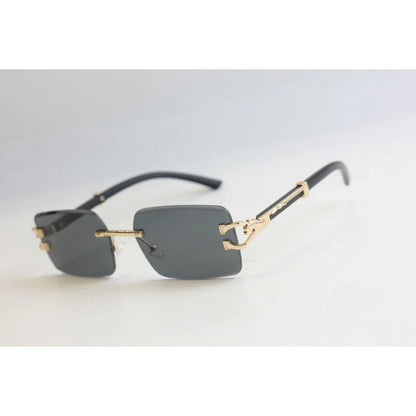 Luxury Rimless Single Bridge Sunglasses